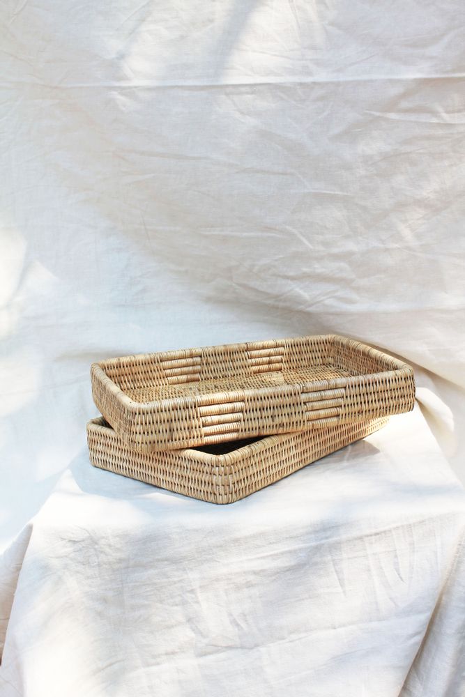 Corbeilles - Plateau en rotin AYATA - MANAVA