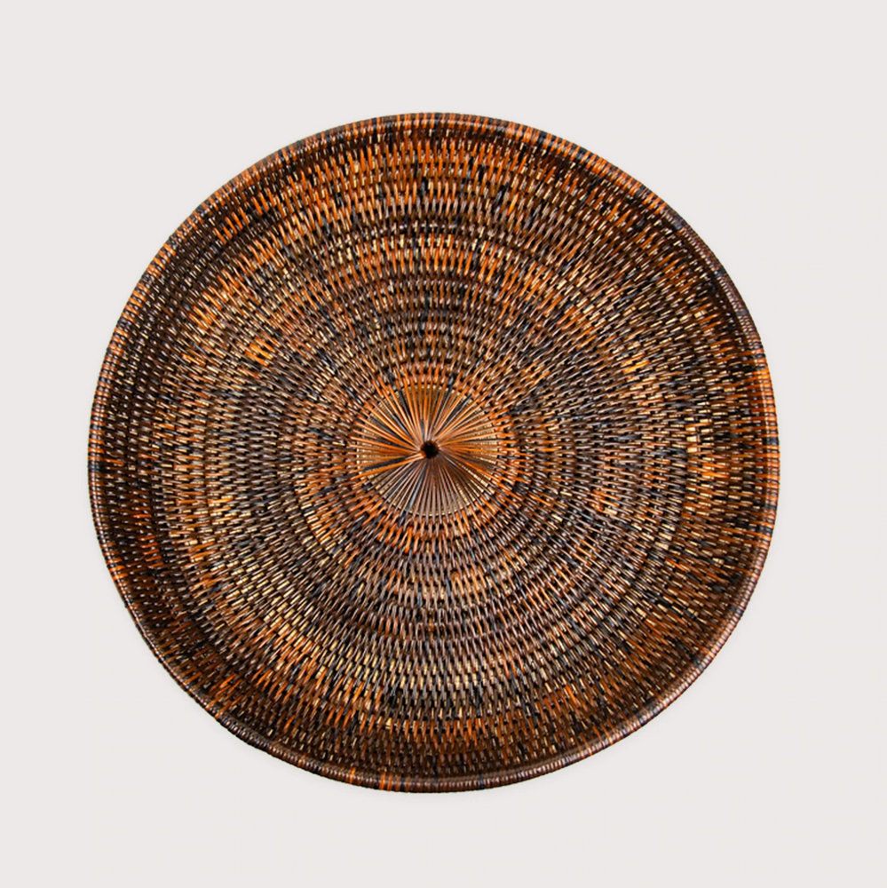 Corbeilles - Plateau en rotin tissé à la main PHALA - MANAVA