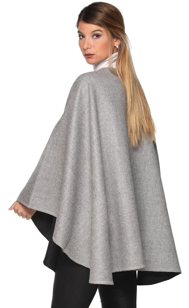 Throw blankets - DOUBLE-SIDED ALPACA CAPE. Luxury and durability. Natural fibers - PUEBLO