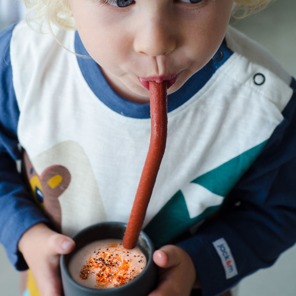 Children's mealtime - Bendie silicone straws - WE MIGHT BE TINY FRANCE