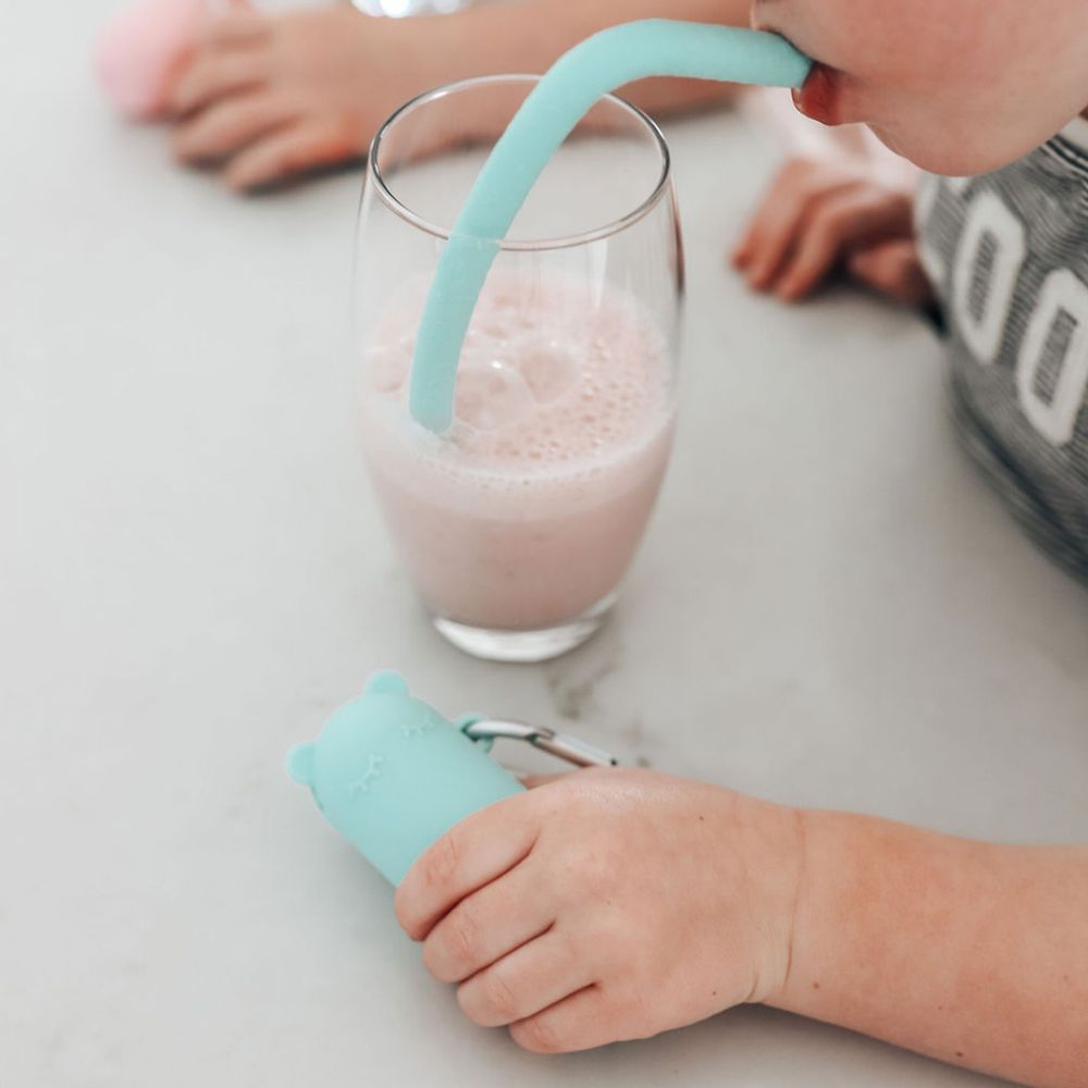 Children's mealtime - Bendie silicone straws - WE MIGHT BE TINY FRANCE
