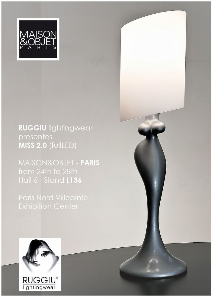 Table lamps - MISS 2.0 lamp - RUGGIU LIGHTINGWEAR