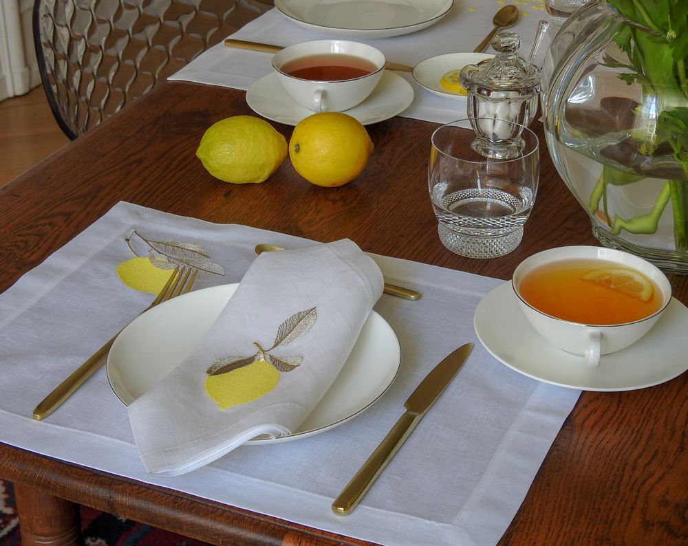 Table linen - LEMON towel - ARTIPARIS