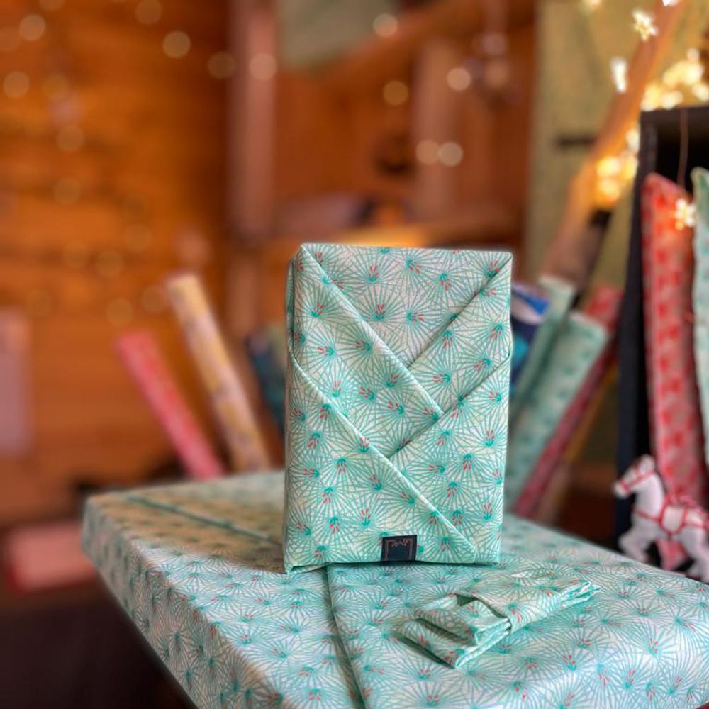 Other Christmas decorations - Gift wrap - Reusable Gift square - Small - ON S'EMBALLE À LA FRANÇAISE
