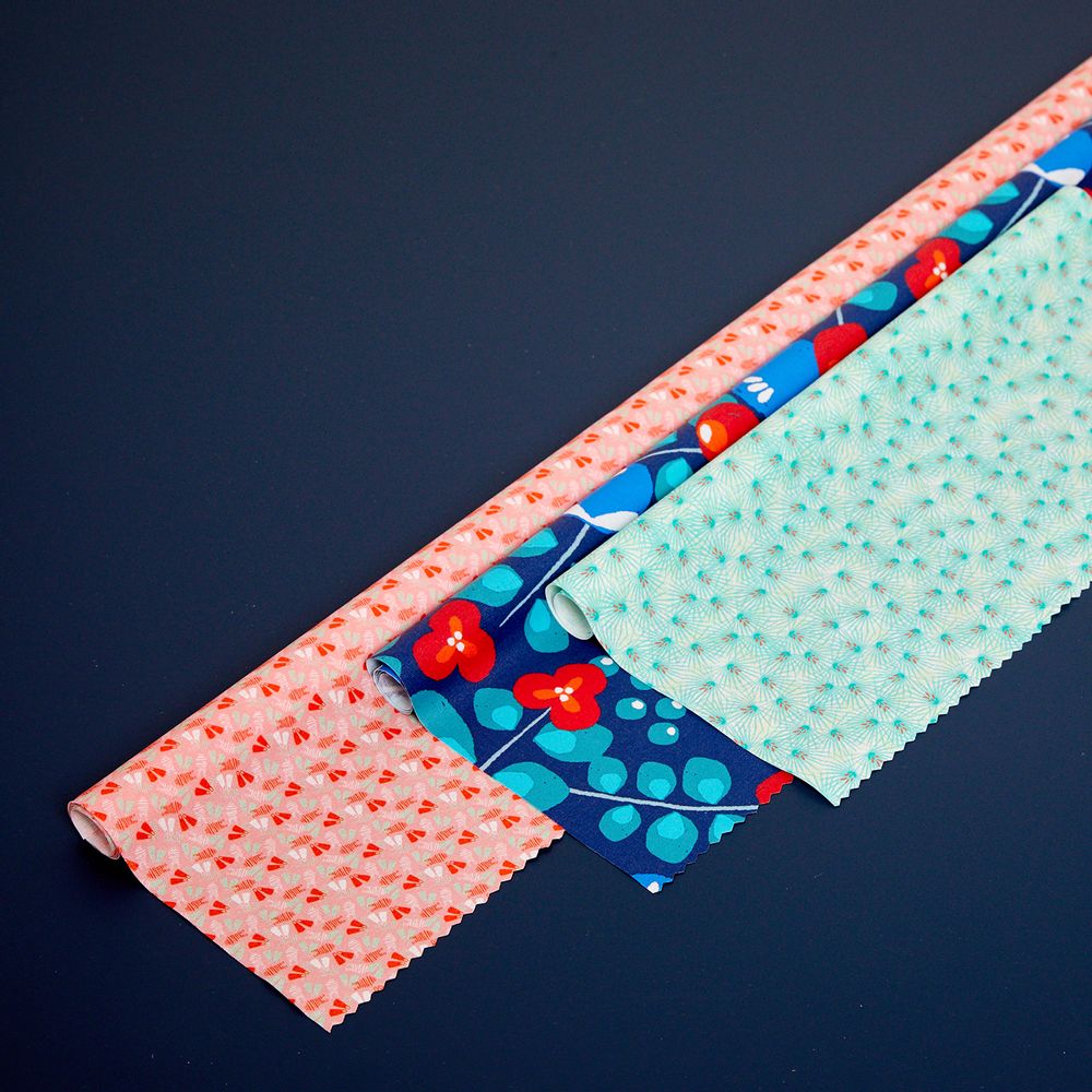 Cadeaux - Emballage Cadeau - Carré réutilisable - Moyen format - ON S'EMBALLE À LA FRANÇAISE