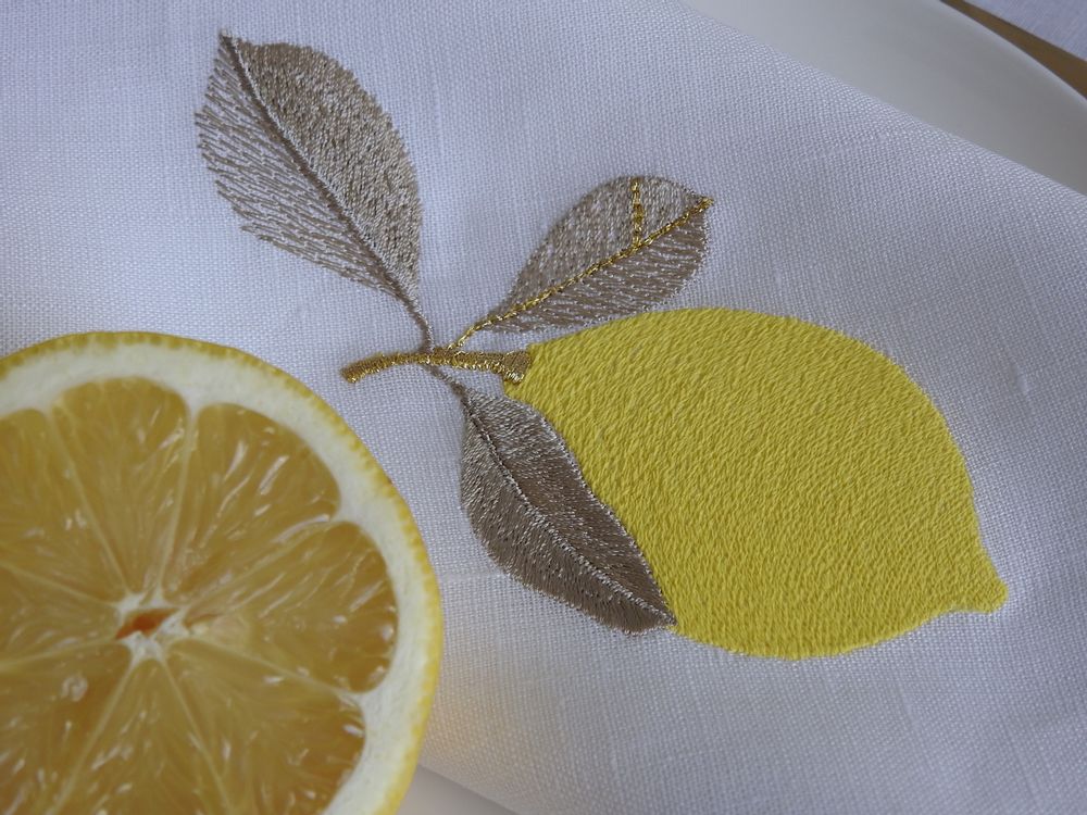 Table linen - LEMON towel - ARTIPARIS