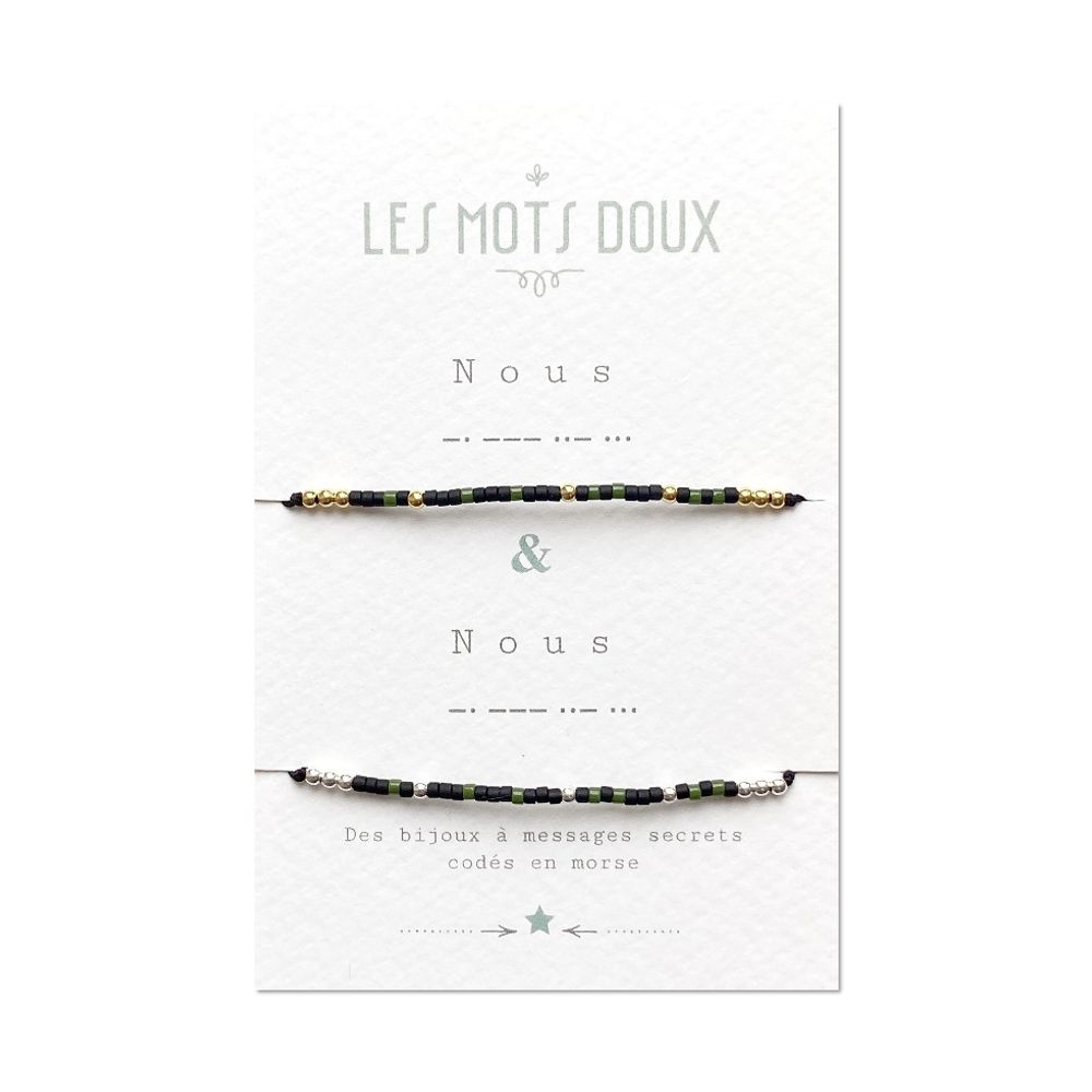 Jewelry - Bracelet duo\" We\ " - LES MOTS DOUX