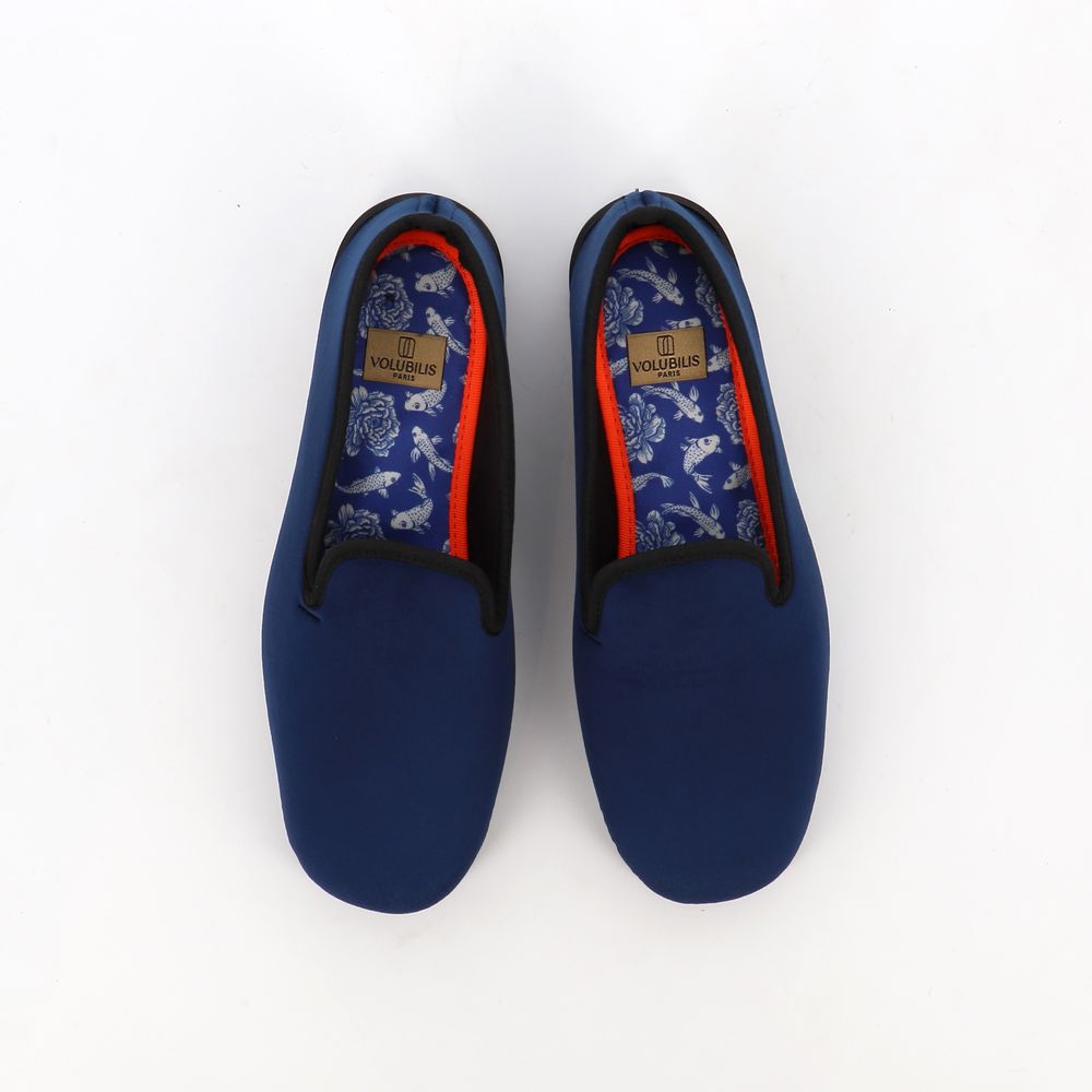 Chaussures - Chaussons velours LEO - VOLUBILIS PARIS