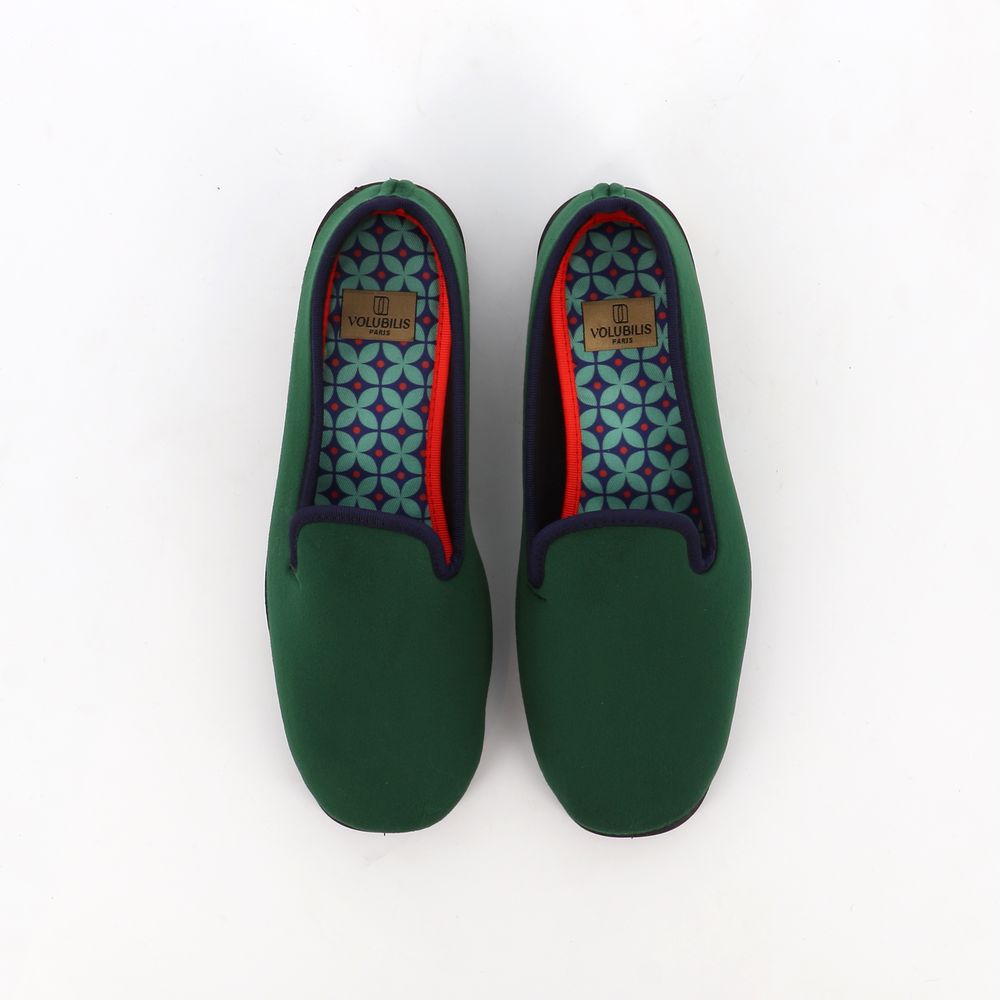 Chaussures - Chaussons velours LEO - VOLUBILIS PARIS