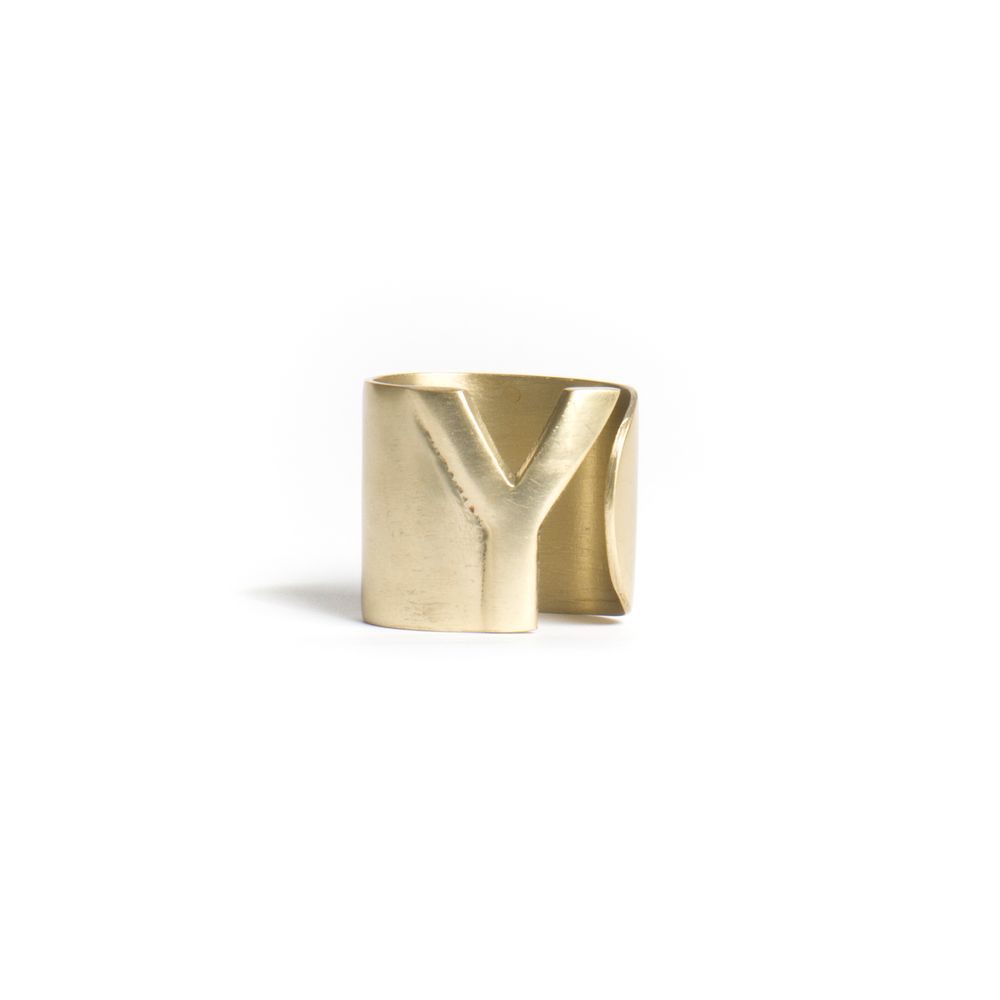 Napkins - Napkin Holder - Letter Y - BITOSSI HOME