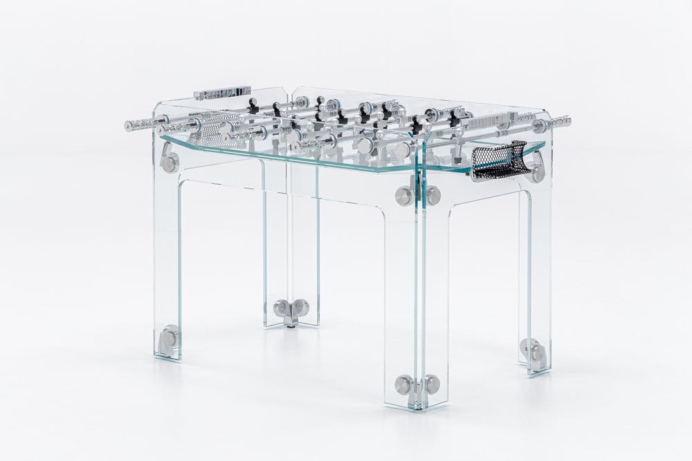 Other tables - Teckell Cristallino Transparent / Black - TECKELL