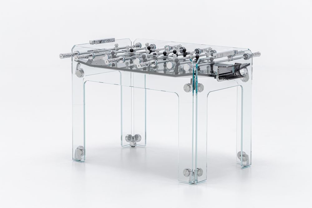 Other tables - Teckell Cristallino Transparent / Black - TECKELL