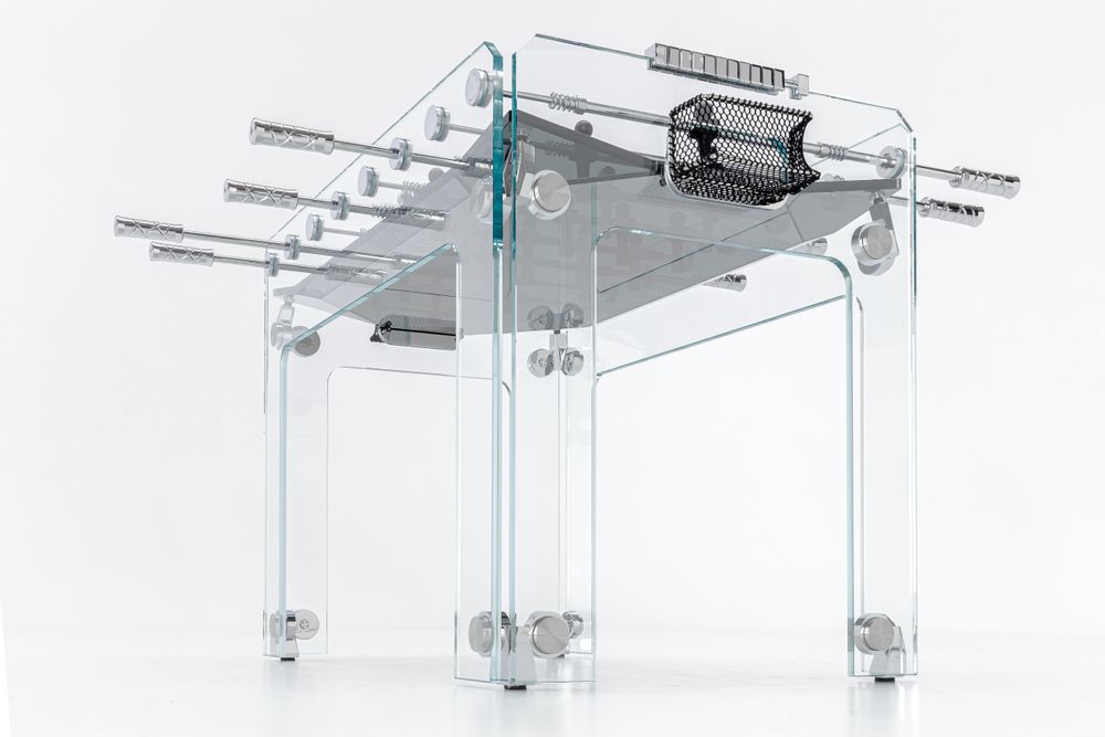 Other tables - Teckell Cristallino Transparent / Black - TECKELL