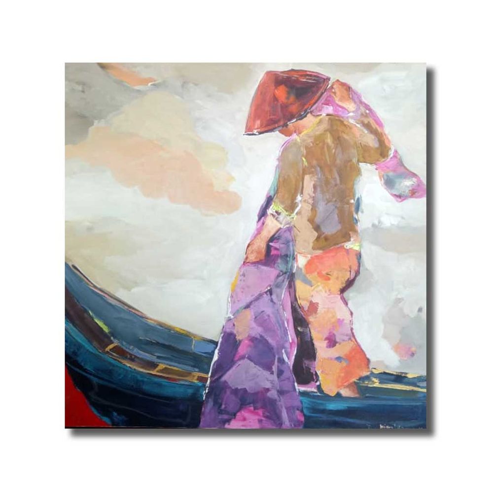 Paintings - Kiem Liang Paintings - Original Figurative Artworks - FELIZ'EYE ART PAINTING GALLERY & CONCEPT STORE