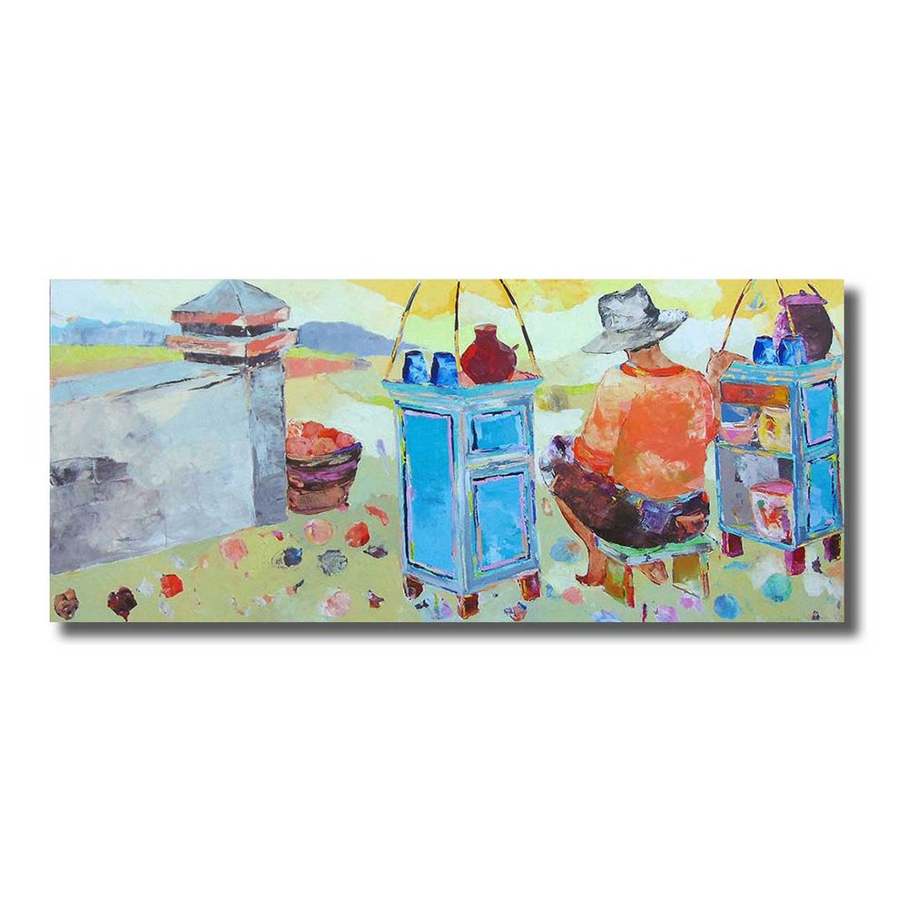 Paintings - Kiem Liang Paintings - Original Figurative Artworks - FELIZ'EYE ART PAINTING GALLERY & CONCEPT STORE