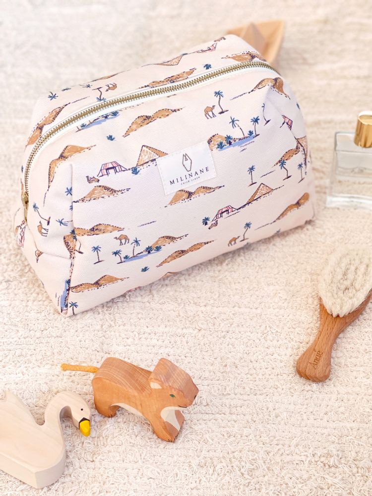 Decorative objects - Toiletry bag - Gizeh- Jade - MILINANE