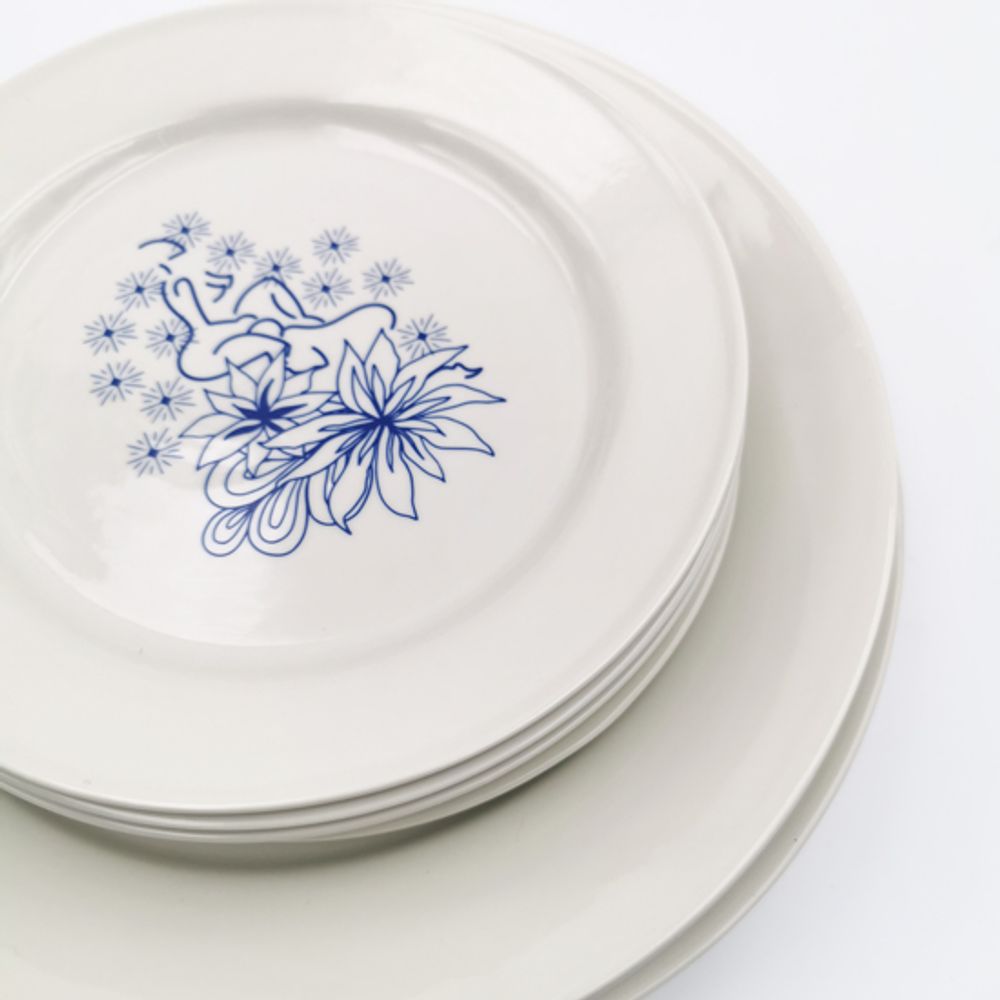 Everyday plates - Porcelain plates - ATELIER MONTSOURIS