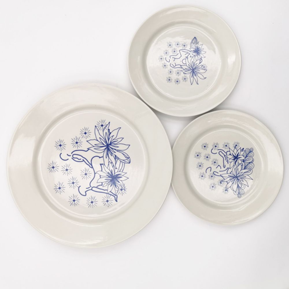 Everyday plates - Porcelain plates - ATELIER MONTSOURIS