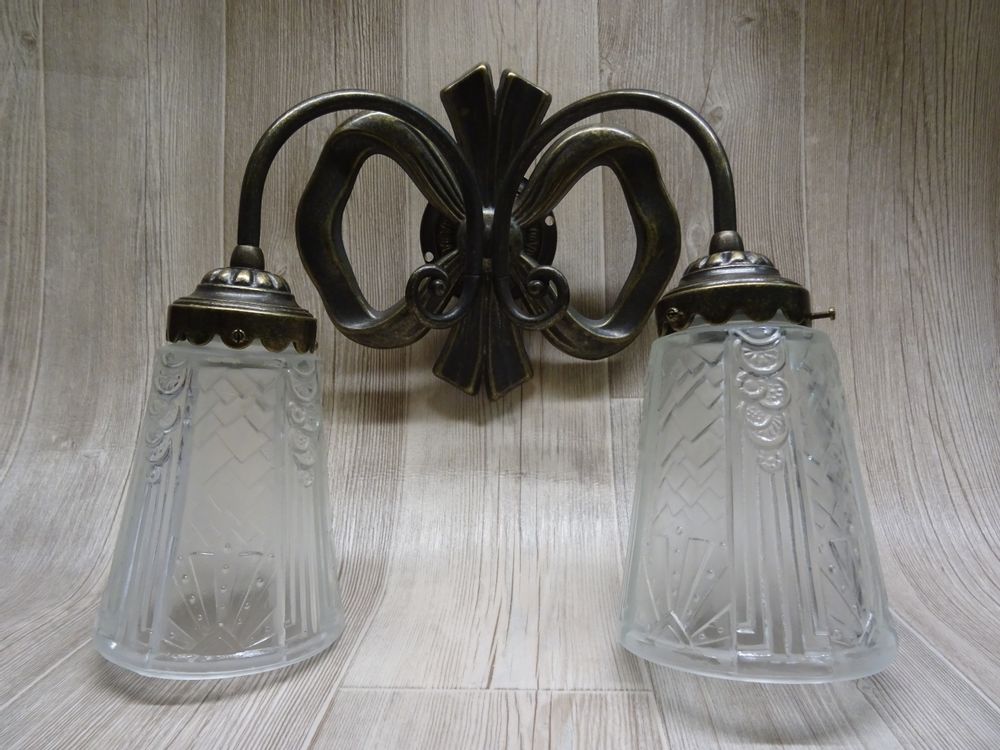 Art glass - Wall lights, Art Nouveau, Art Deco and Baroque style. - TIEF