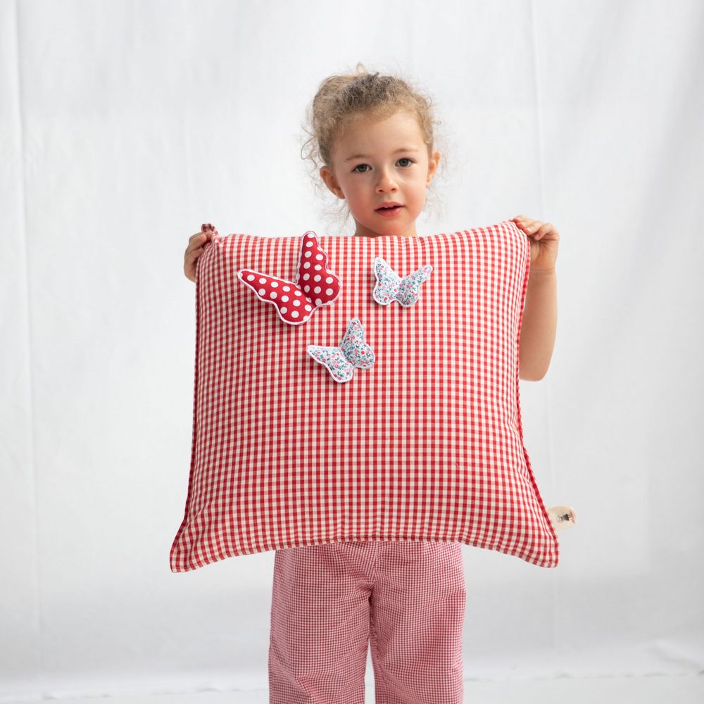Cushions - Tana and Farfallone – COCCOLI - Cushions - MISCIMU' AMICI DI STOFFA