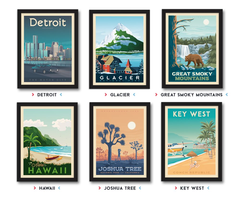 Poster - VINTAGE TRAVEL POSTER NANTES FRANCE | CITY ILLUSTRATION NANTES - LA TOUR LU PRINT - OLAHOOP TRAVEL POSTERS