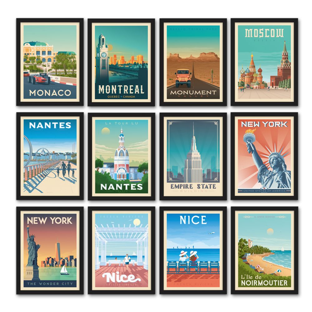 Poster - SHANGHAI CHINA POSTER TRAVEL VINTAGE | SHANGHAI CHINA CITY ILLUSTRATION PRINT - OLAHOOP TRAVEL POSTERS