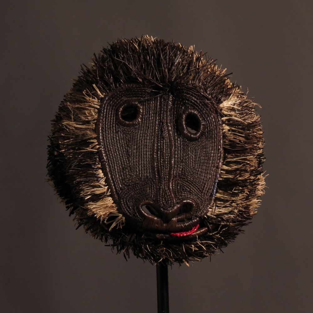 Pièces uniques - MASQUE DE SINGE DE LA FORÊT TROPICALE - ETHIC & TROPIC CORINNE BALLY