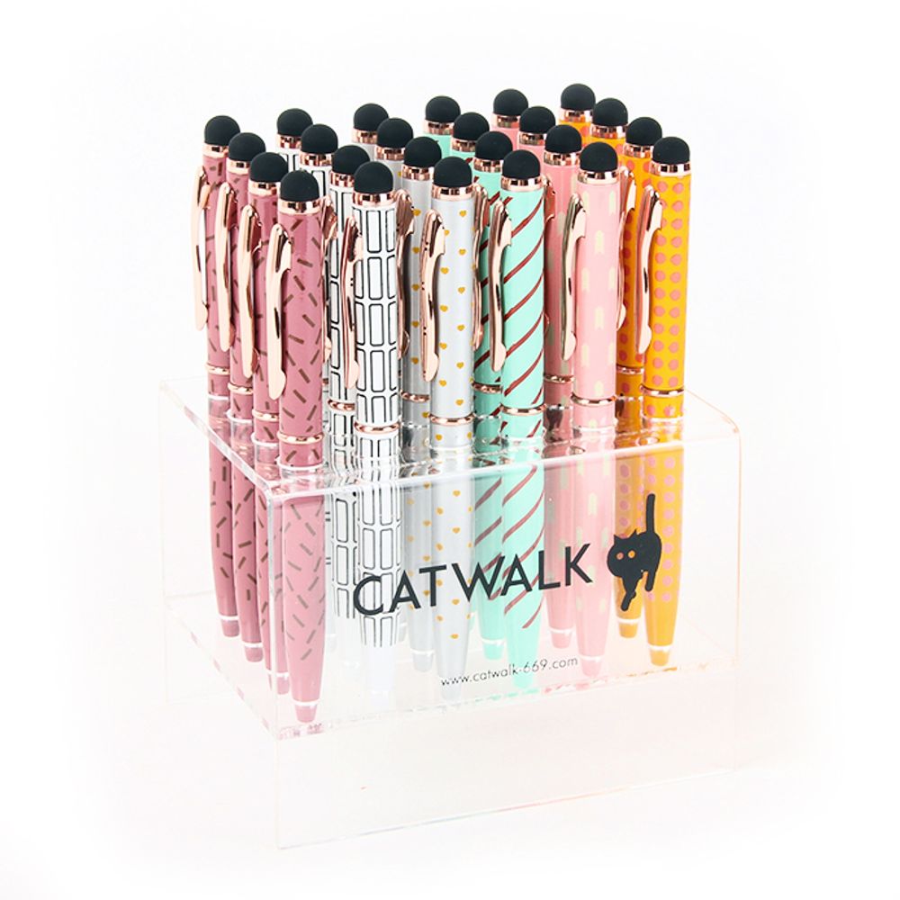 Stylos, feutres et crayons - STYLO COLORÉ : STYLOS DE JOURNALIER/STYLET D'ÉCRAN - CATWALK
