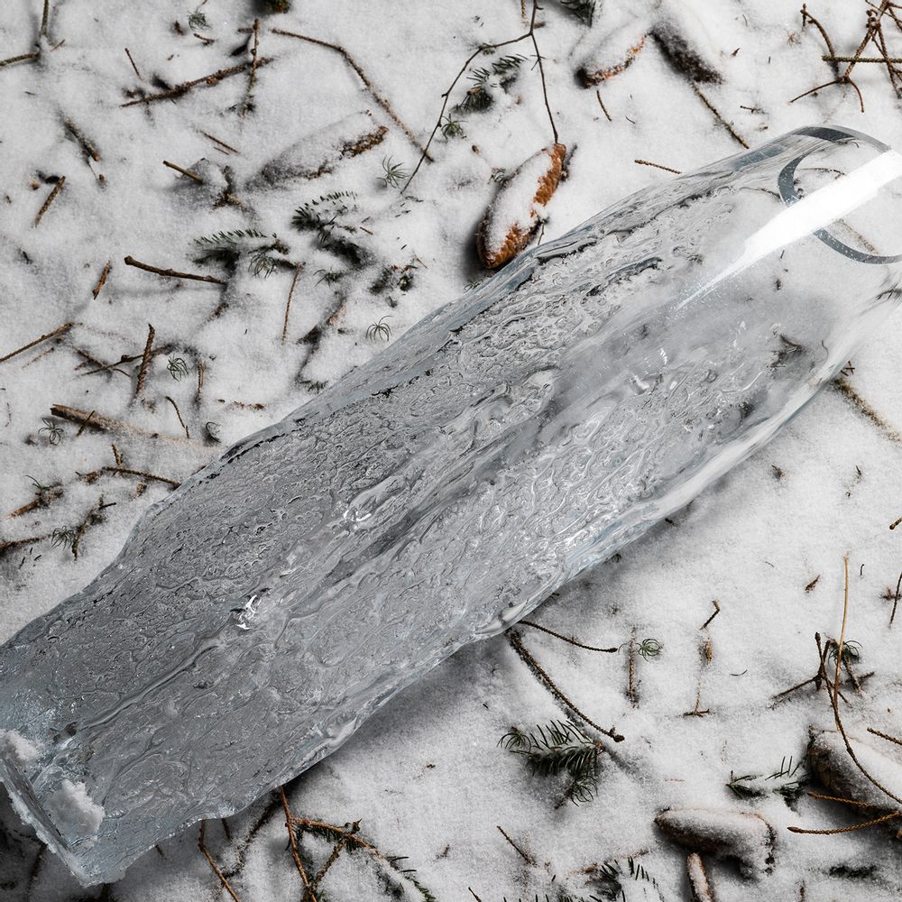 Design objects - Structured by Nature vase, large size, clear - DAVID VALNER STUDIO