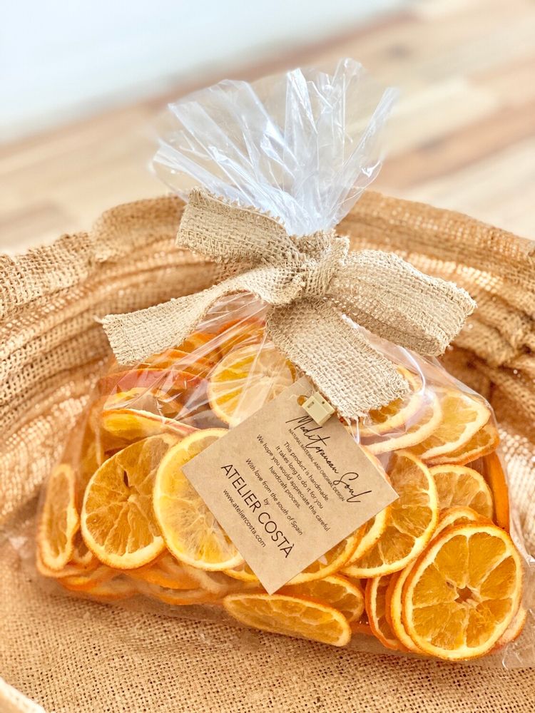 Objets de décoration - Sachet d'oranges bio séchées - ATELIER COSTÀ