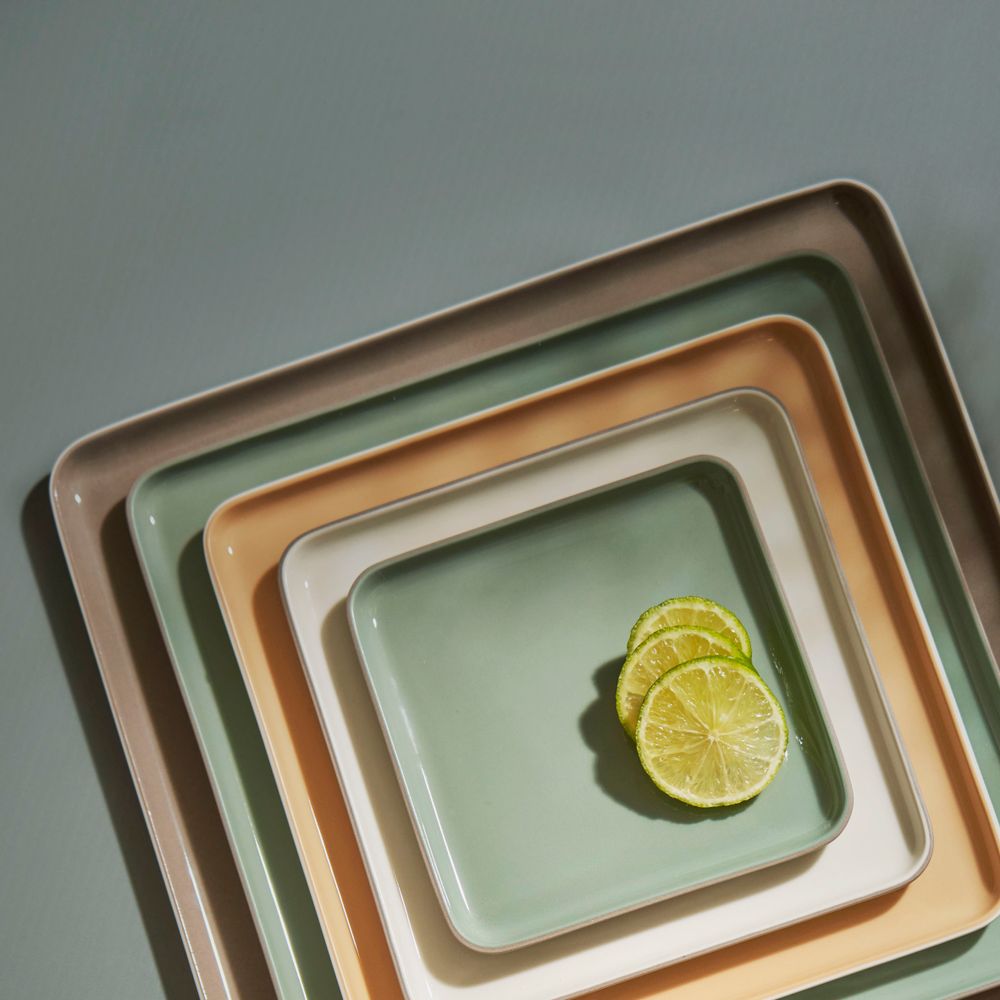 Assiettes au quotidien - SQUARE - ESMA DEREBOY HANDMADE PORCELAIN