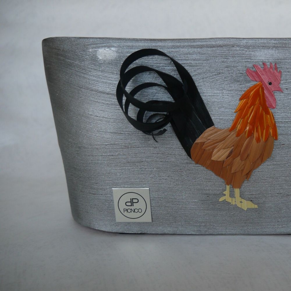 Decorative objects - Rooster Pattern Planter - L'ATELIER DES CREATEURS