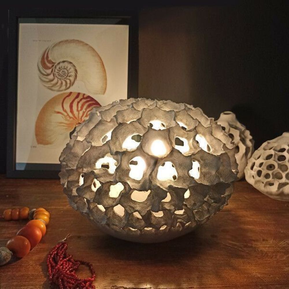 Lampes à poser - Lampe micropora#6 - L'ATELIER DES CREATEURS