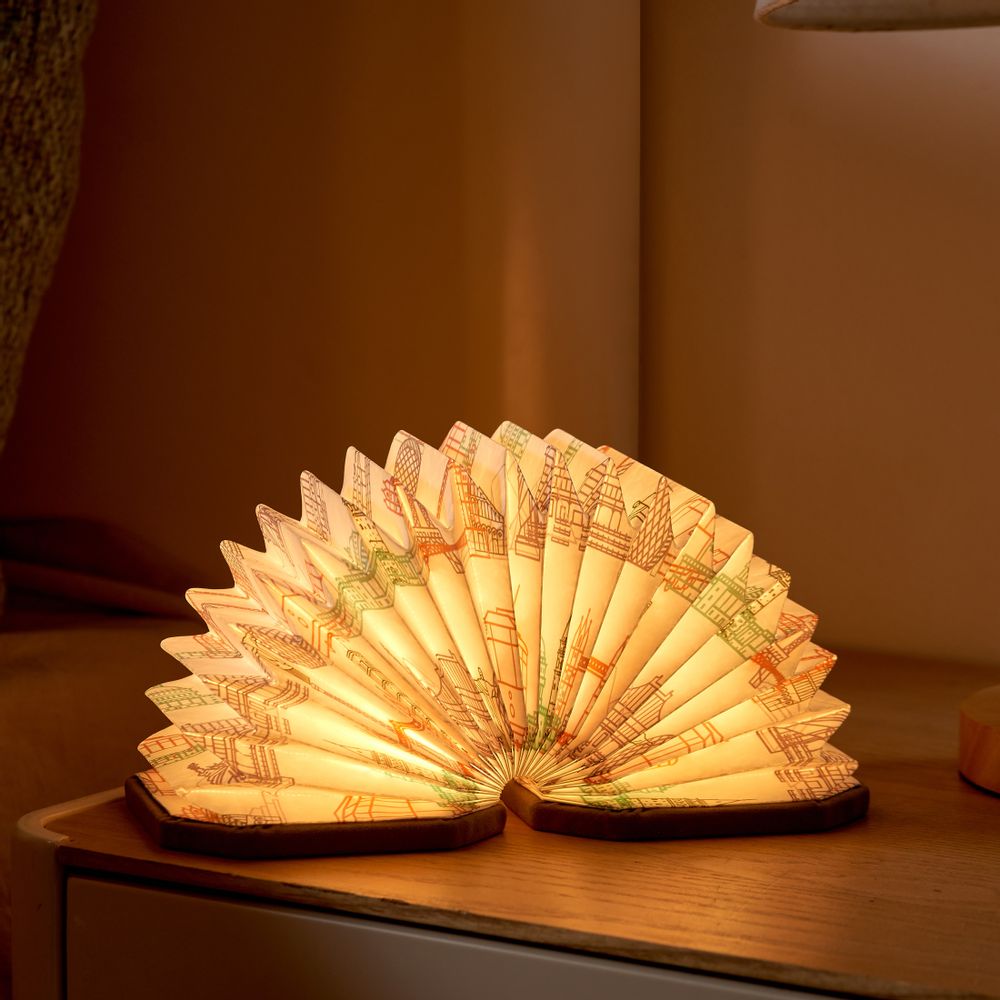 Objets de décoration - Lampe accordéon en velours. - GINGKO