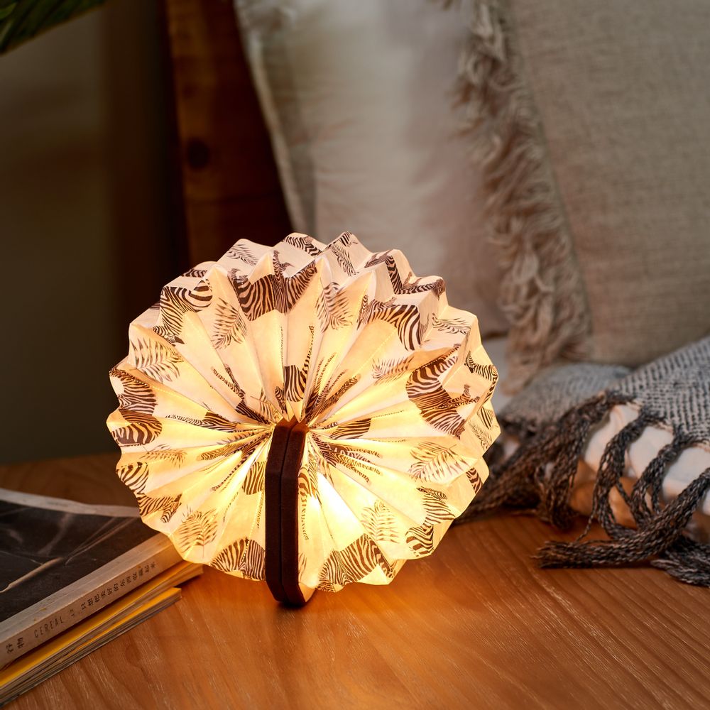 Objets de décoration - Lampe accordéon en velours. - GINGKO