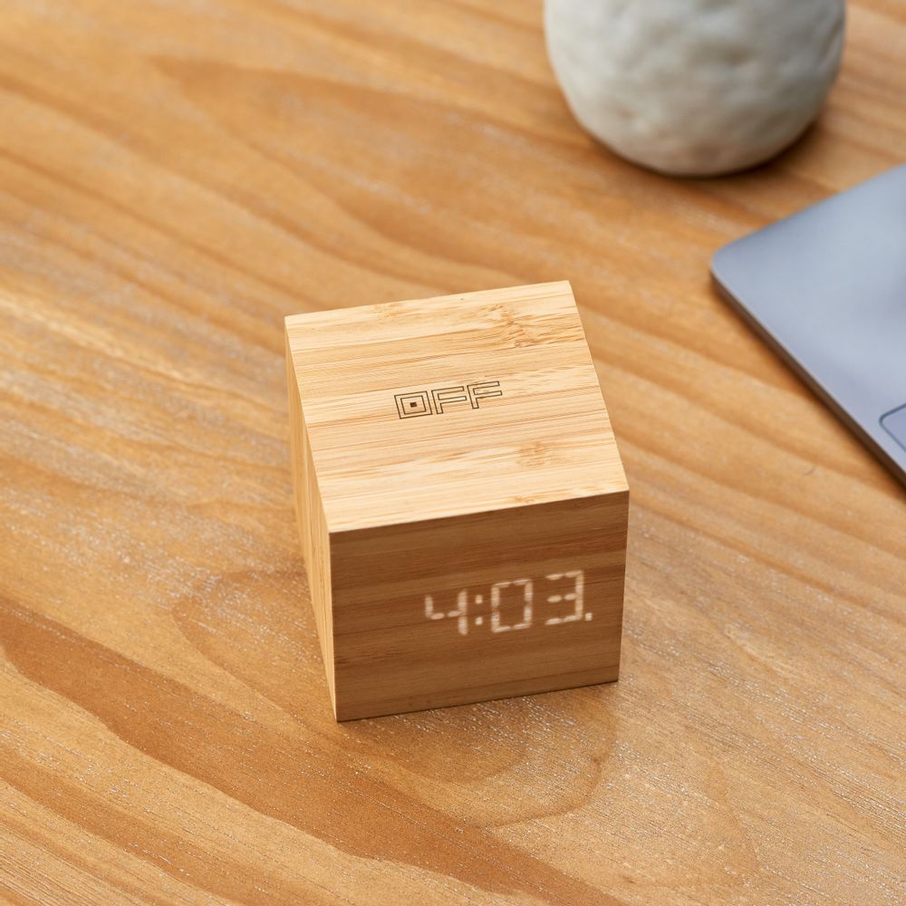 Clocks - Cube Plus Click Clock - GINGKO