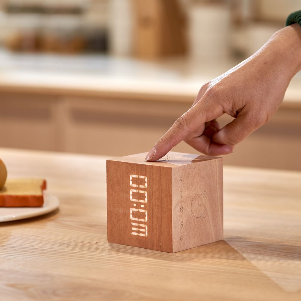 Clocks - Cube Plus Click Clock - GINGKO