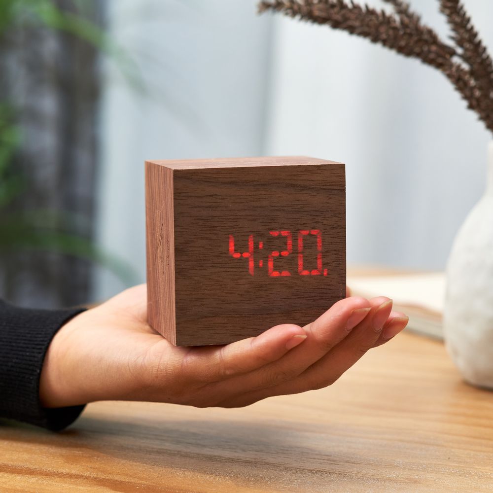 Clocks - Cube Plus Click Clock - GINGKO