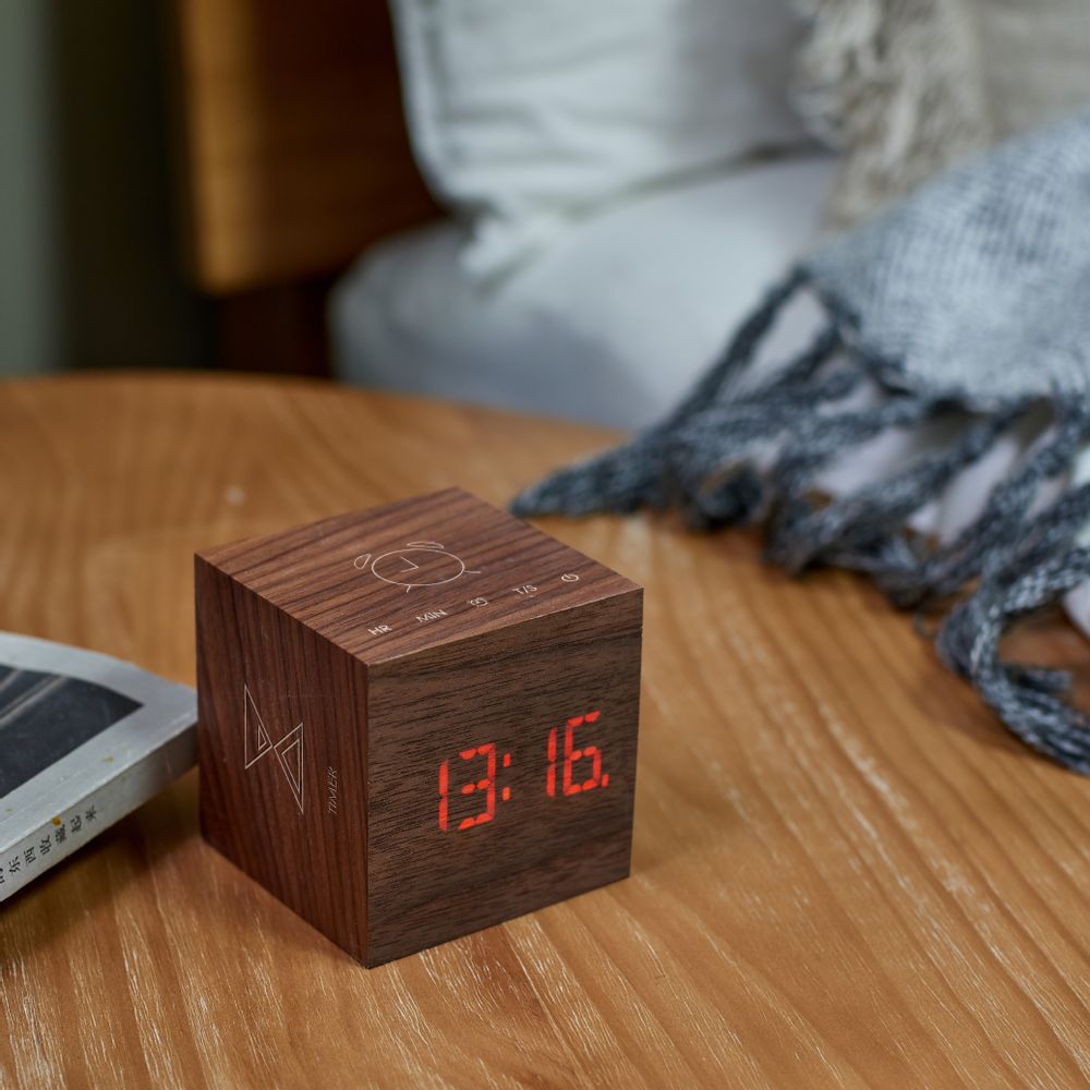 Clocks - Cube Plus Click Clock - GINGKO
