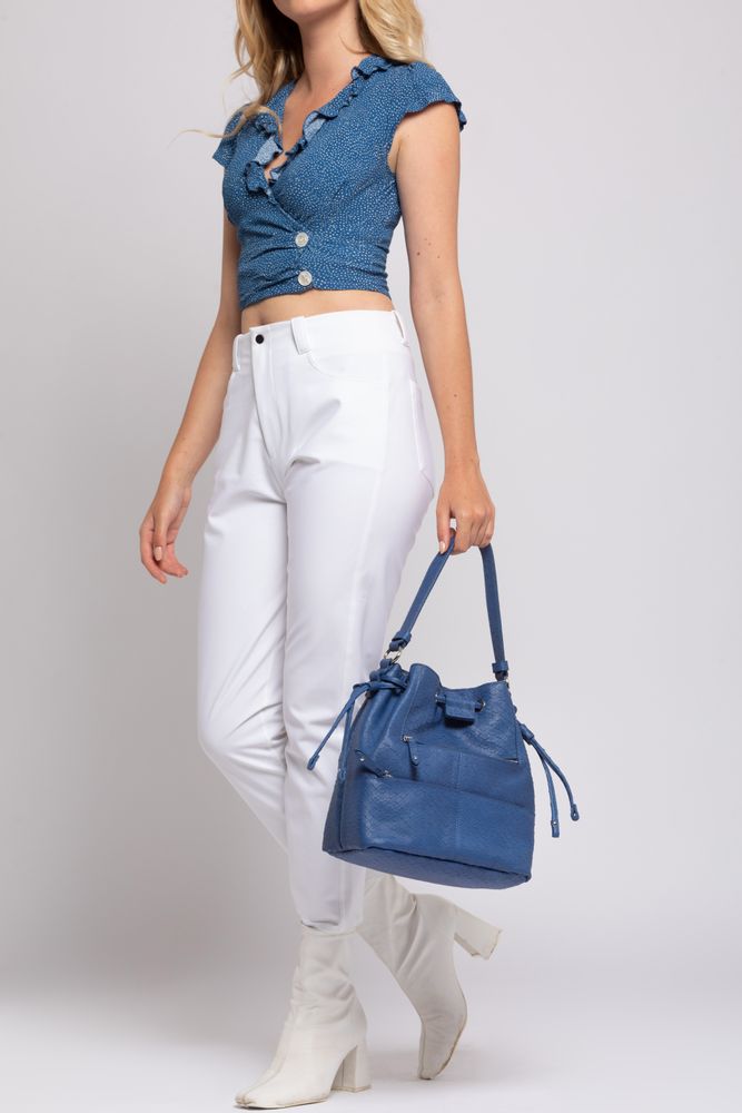 Bags and totes - Leather bucket bag SEAU VELYA - KATE LEE