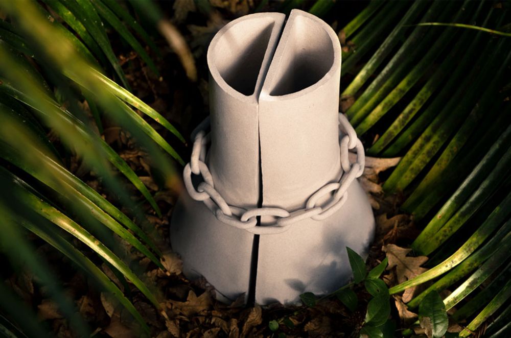 Céramique - Vase chaîne Venus  - MALABAR