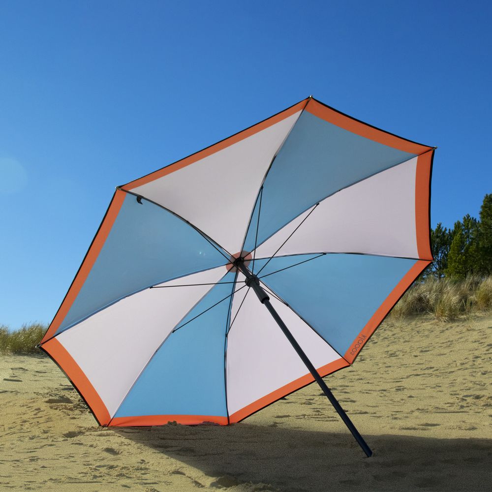 Design objects - Beach umbrella - Duetto sky blue - Klaoos - KLAOOS