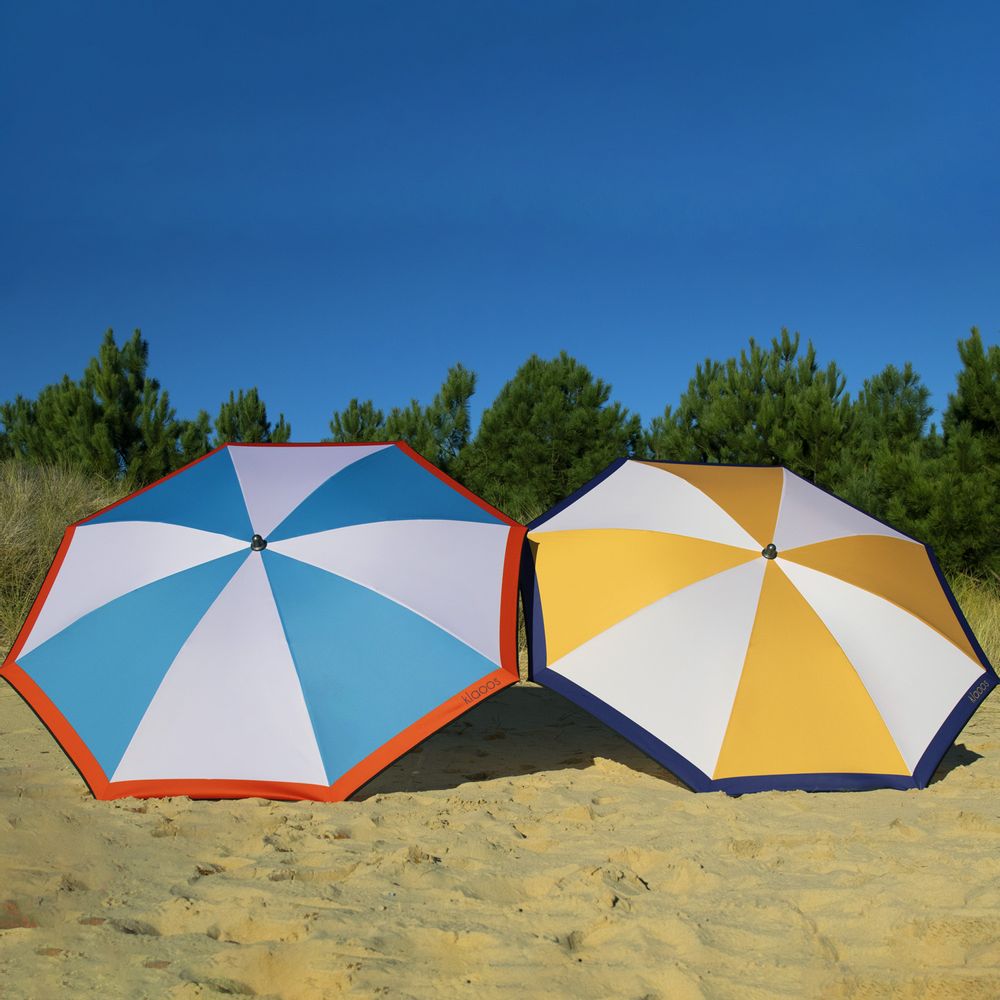 Design objects - Beach umbrella - Duetto sky blue - Klaoos - KLAOOS