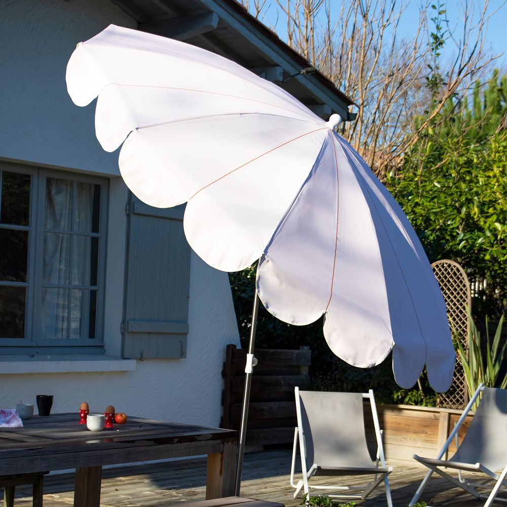 Decorative objects - Terrace Parasol - Luluzi Cream - Klaoos - - KLAOOS