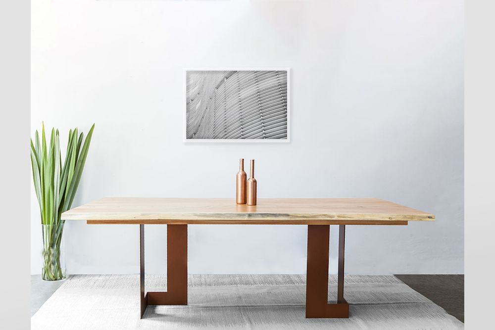 Dining Tables - "PLANOS" DINING TABLE IN NATURAL WOOD - ALESSANDRA DELGADO DESIGN