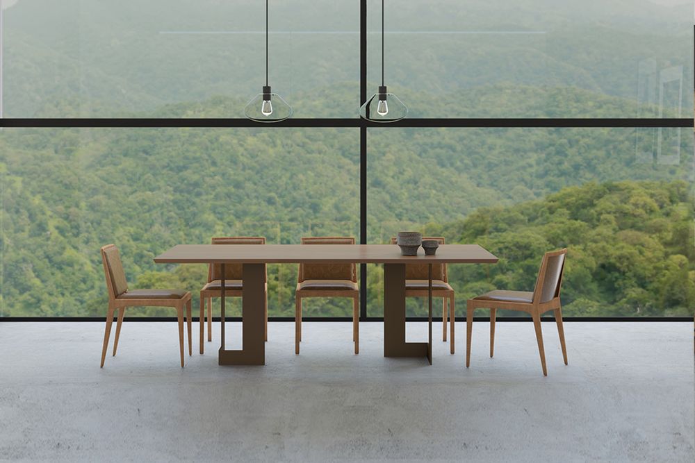 Dining Tables - "PLANOS" DINING TABLE IN NATURAL WOOD - ALESSANDRA DELGADO DESIGN