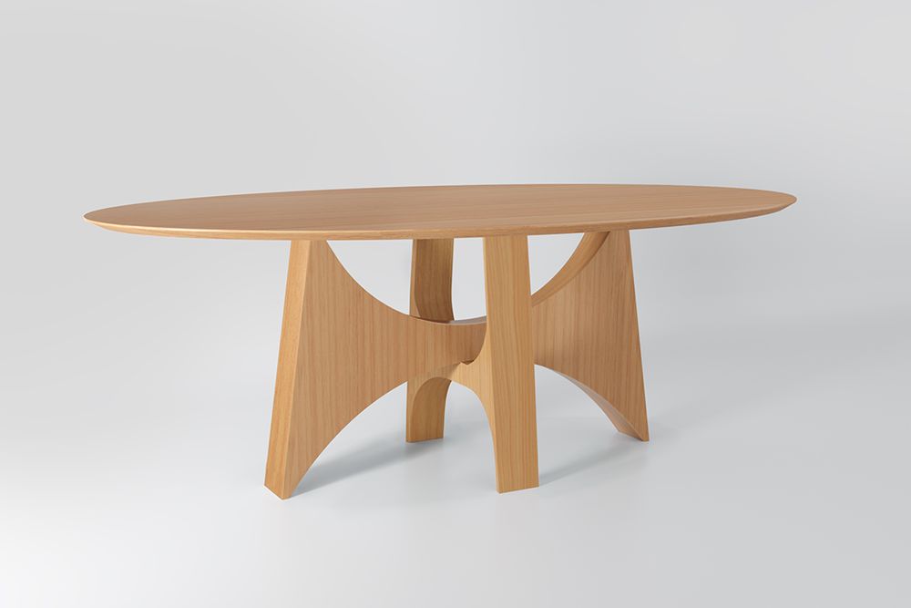 Desks - "PLANALTO" DINING TABLE IN NATURAL WOOD - ALESSANDRA DELGADO DESIGN