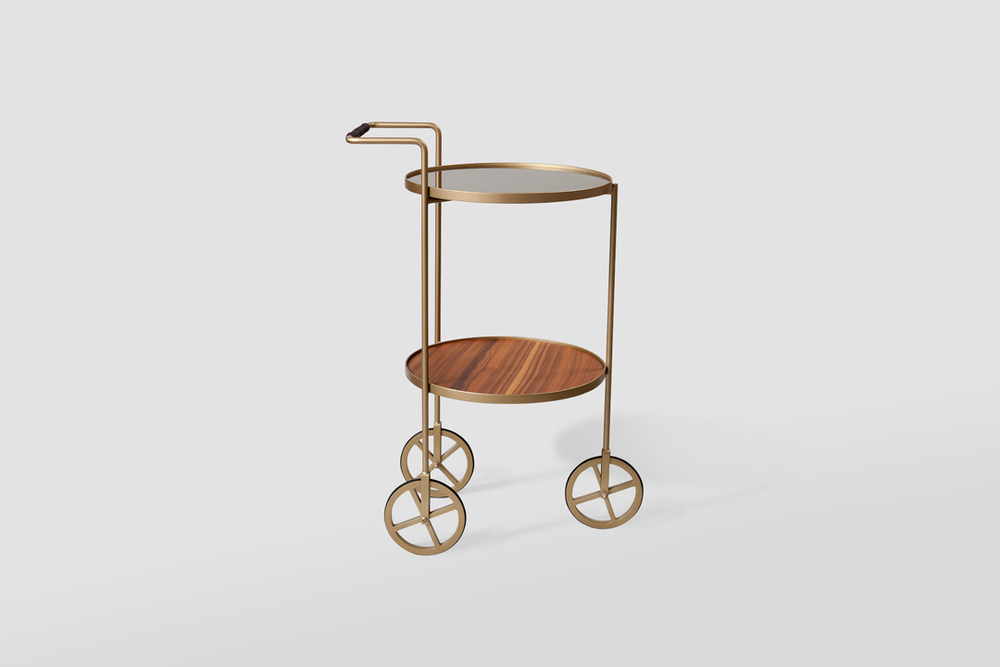 Trolleys - "LOLA" BAR CART / TEA CART - ALESSANDRA DELGADO DESIGN
