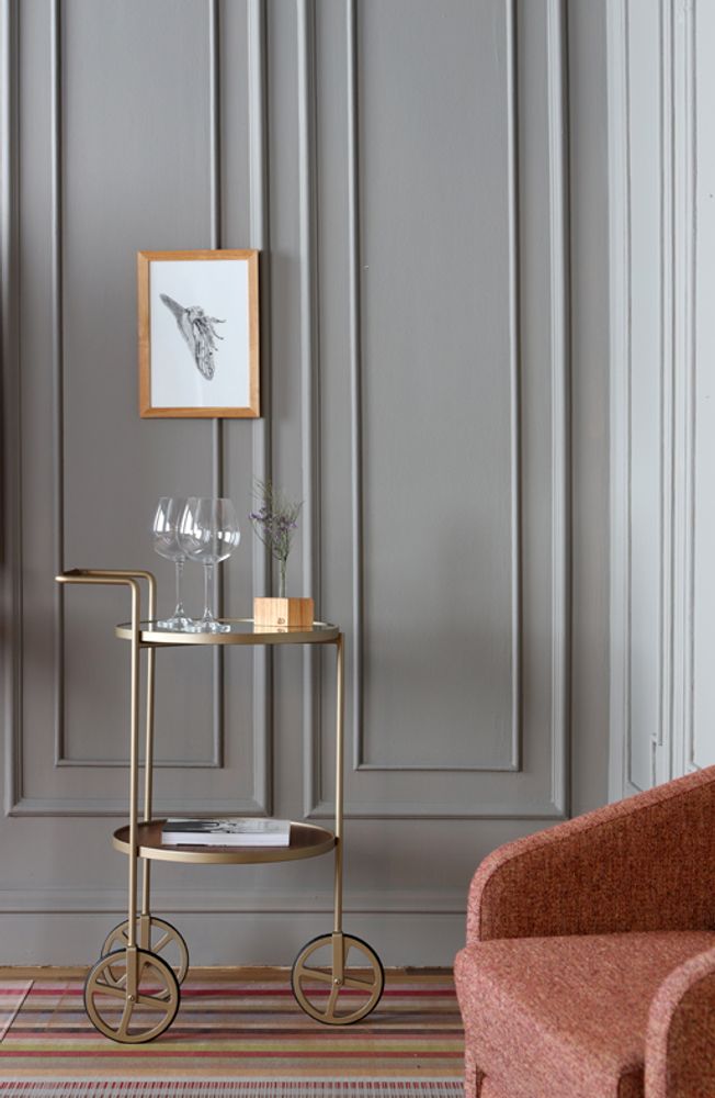 Trolleys - "LOLA" BAR CART / TEA CART - ALESSANDRA DELGADO DESIGN