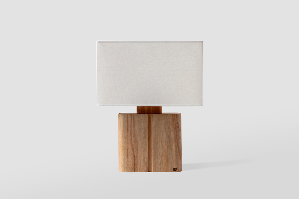 Desk lamps - "LIGNA" TABLE LAMP IN SOLID WOOD - ALESSANDRA DELGADO DESIGN
